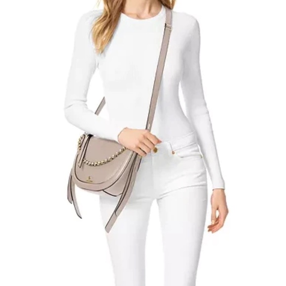MICHAEL Michael Kors Jagger Small Messenger Bag Cr - Picture 1 of 7
